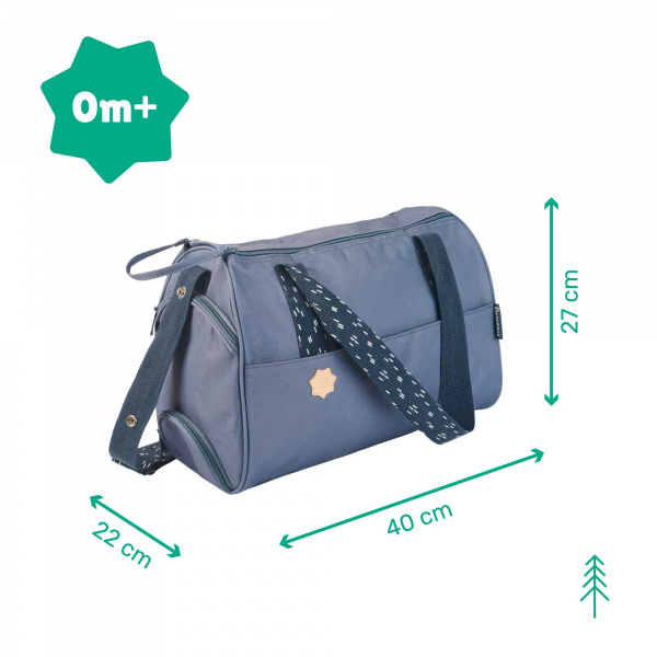 Sac à langer pocketstyle bleu Badabulle
