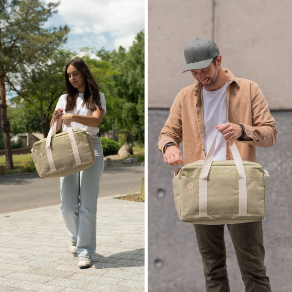 Sac à langer bowling olive Badabulle