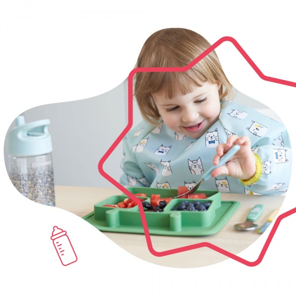 Lot de 3 couverts en métal Badabulle