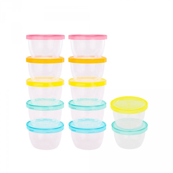 Lot de 12 pots de conservation badabowls Badabulle