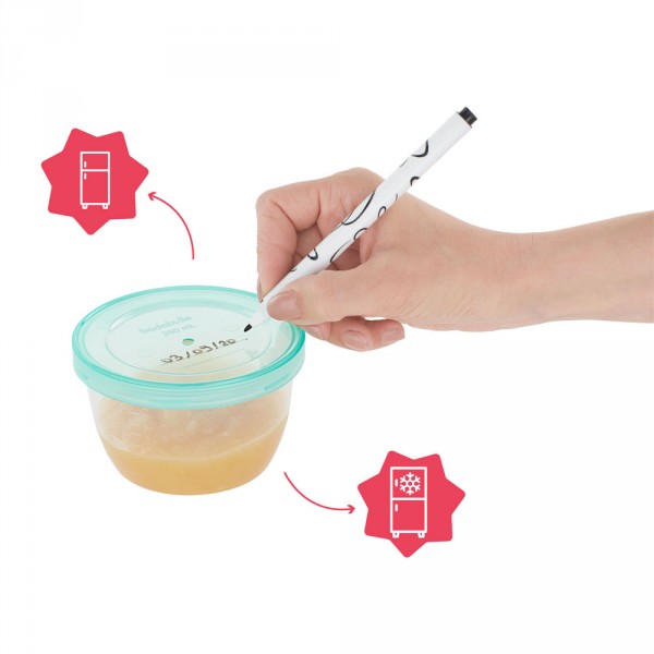 Lot de 12 pots de conservation badabowls Badabulle