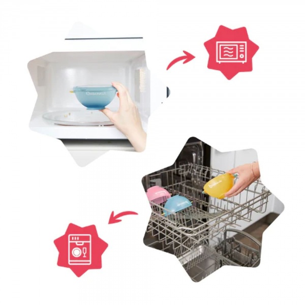 Lot de 3 bols antidérapants pastel Badabulle