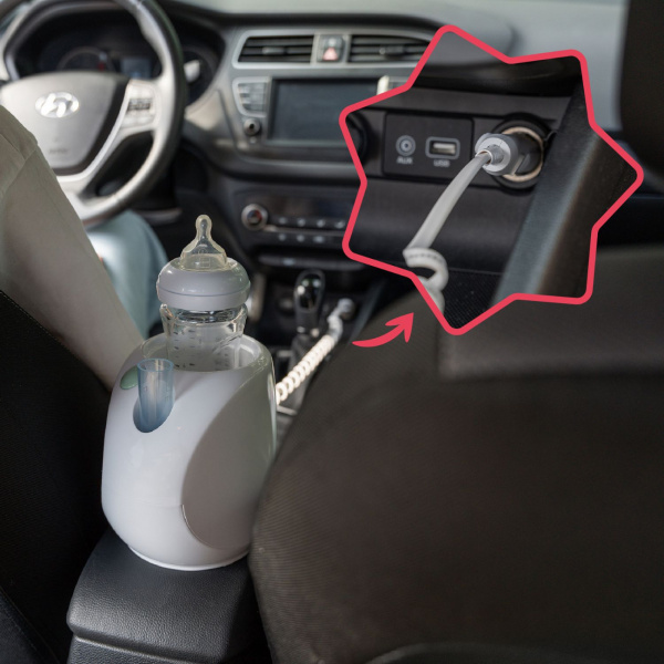 Chauffe biberon nomade easy+ pastel Badabulle