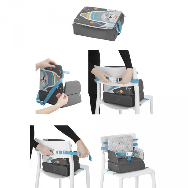 Réhausseur de chaise nomade 2 en 1 yummy Badabulle