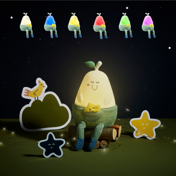 Veilleuse bébé silicone bertille Badabulle