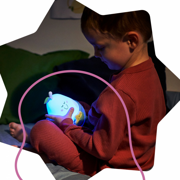 Veilleuse bébé silicone bertille Badabulle