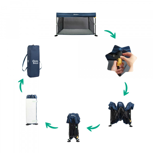 Lit parapluie easy clip Badabulle