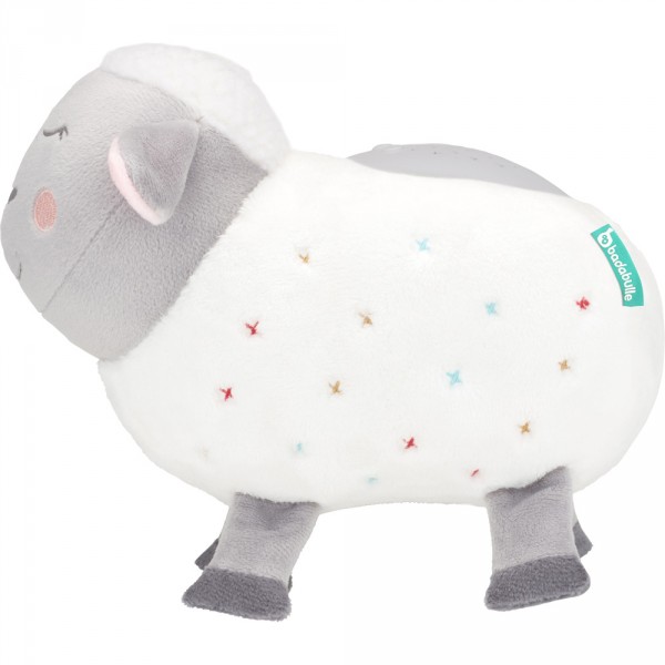 Veilleuse bébé peluche musicale mouton Badabulle