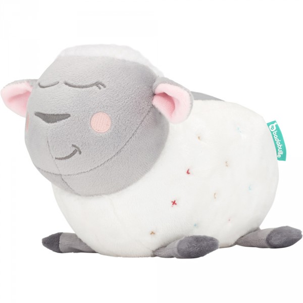Veilleuse bébé peluche musicale mouton Badabulle