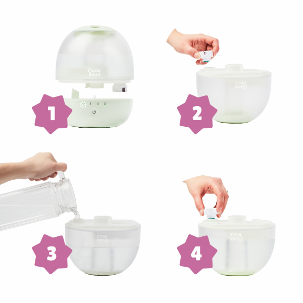 Humidificateur - veilleuse bubble Badabulle