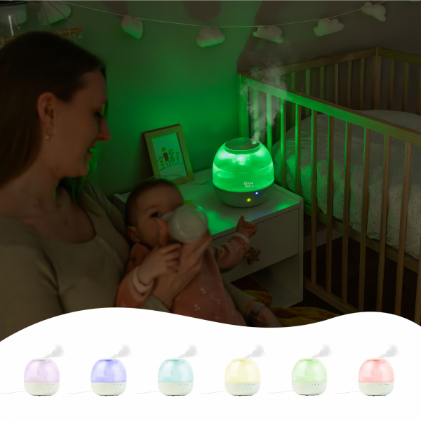 Humidificateur - veilleuse bubble Badabulle