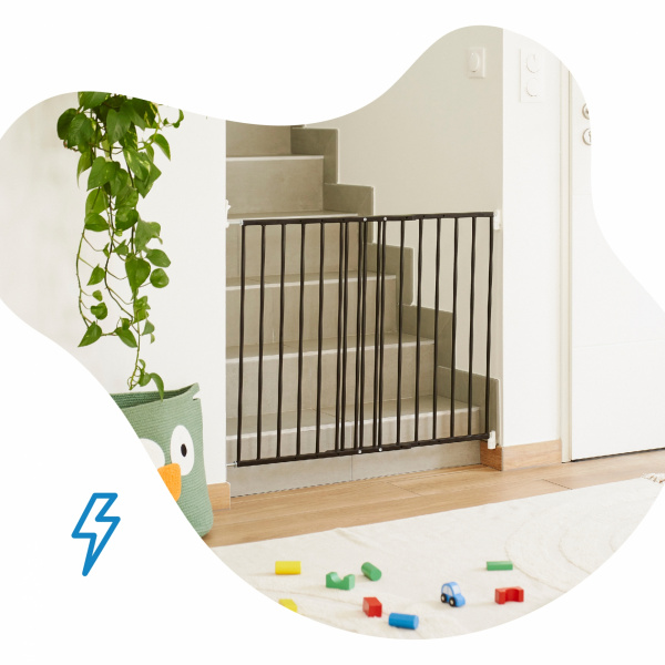 Barrière de sécurité safe & protect xl noire Badabulle