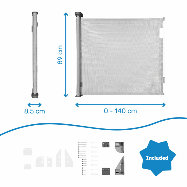 Barrière de sécurité rétractable safe & roll Badabulle