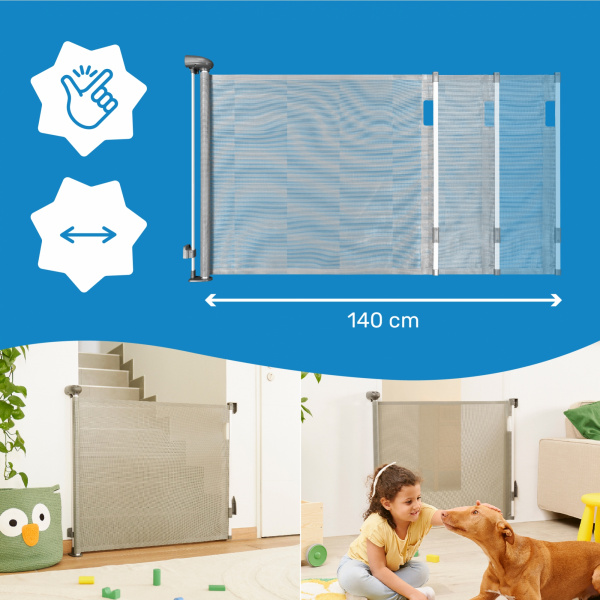 Barrière de sécurité rétractable safe & roll Badabulle