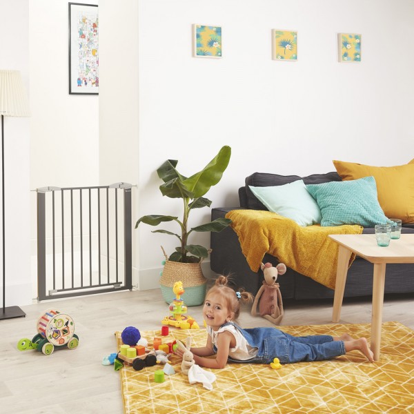 Barrière de sécurité safe & lock métal 73-81.5 cm Badabulle