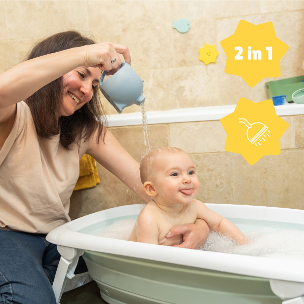 Jouet de bain arrosoir en silicone Badabulle