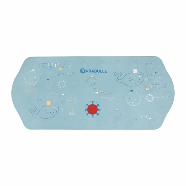 Tapis de bain bébé xxl bleu Badabulle