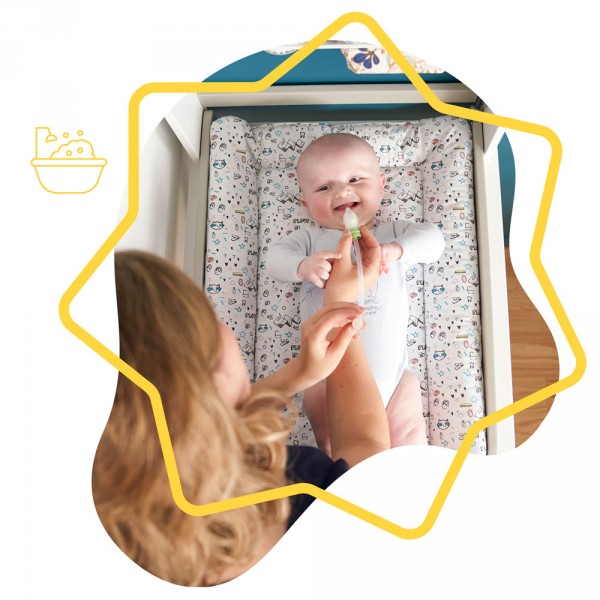 Mouche-bébé souple blanc Badabulle