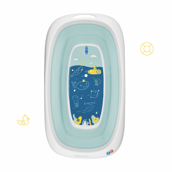 Baignoire bébé pliable bleu Badabulle