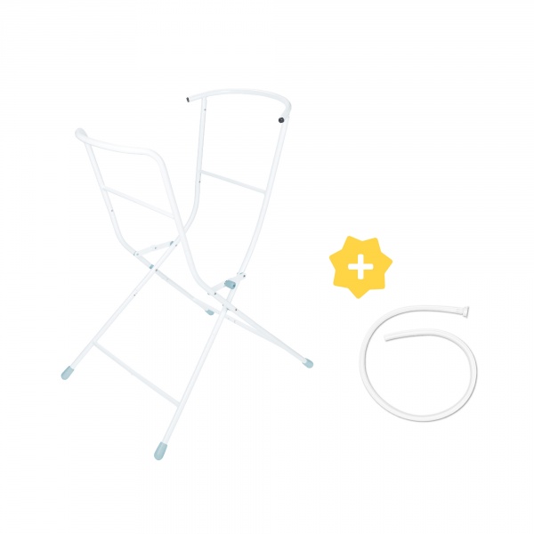 Pied de baignoire pliable + tuyau de vidange Badabulle