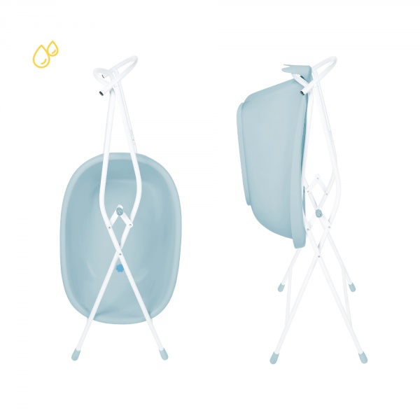 Pied de baignoire pliable + tuyau de vidange Badabulle