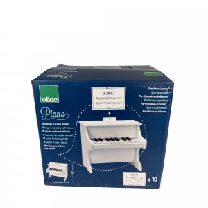 Les imparfaits - piano en bois 18 touches blanc Vilac