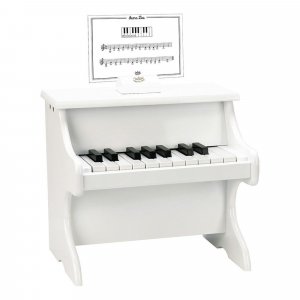 Les imparfaits - piano en bois 18 touches blanc Vilac