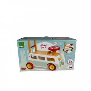 Les imparfaits - porteur minibus 2 en 1 en bois Vilac