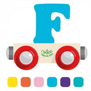 Lettre wagon f Vilac