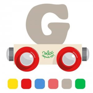 Lettre wagon g Vilac