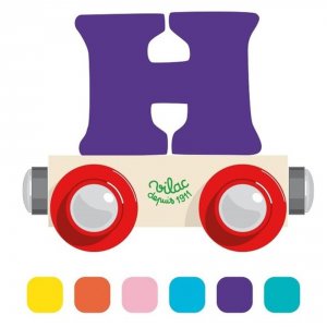 Lettre wagon h Vilac