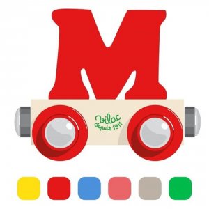 Lettre wagon m Vilac