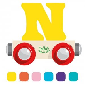 Lettre wagon n Vilac