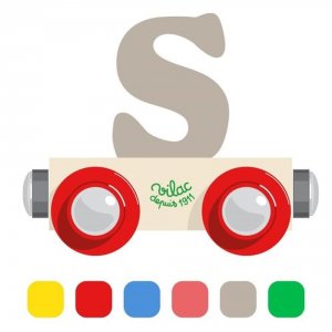 Lettre wagon s Vilac