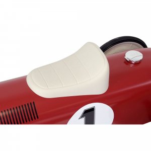 Porteur voiture vintage rouge et crème Vilac