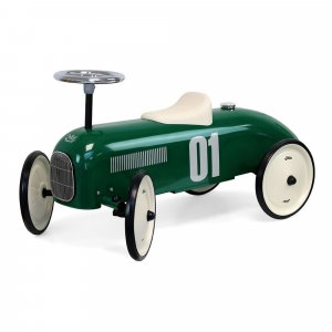 Porteur voiture vintage vert so british Vilac