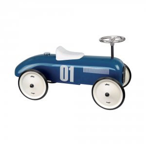Porteur bébé voiture vintage bleu pétrole Vilac