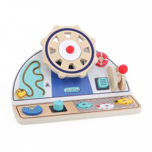 Panneau d'activités en bois tableau de bord bateau Vilac