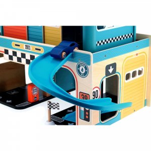 Garage vintage en bois pour enfant vilacity Vilac