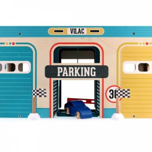 Garage vintage en bois pour enfant vilacity Vilac