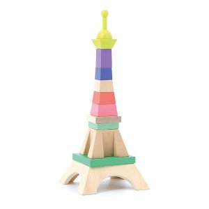 Jouet en bois à empiler tour eiffel Vilac