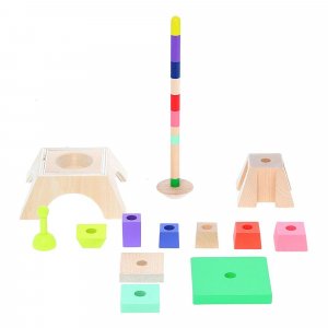 Jouet en bois à empiler tour eiffel Vilac