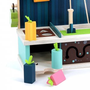 Jeu d'éveil multi-activités en bois jardin Vilac