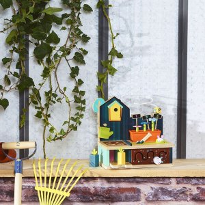 Jeu d'éveil multi-activités en bois jardin Vilac