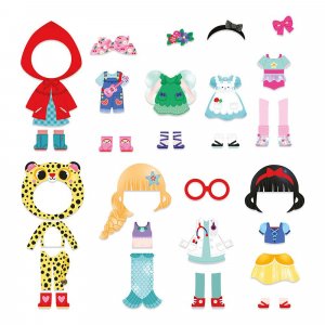 Jeu enfant poupée magnétique mia à habiller Vilac