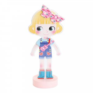 Jeu enfant poupée magnétique mia à habiller Vilac