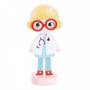 Jeu enfant poupée magnétique mia à habiller Vilac