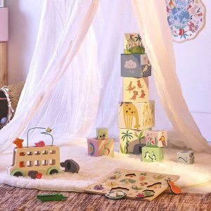 Jouet en bois bus'animo avec looping - sarah betz Vilac