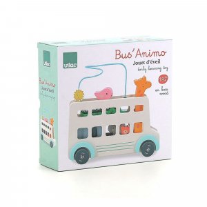 Jouet en bois bus'animo avec looping - sarah betz Vilac