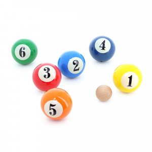 Jeu de pétanque pour enfant 6 boules - thème billard Vilac